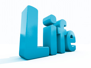 Image showing 3d word life