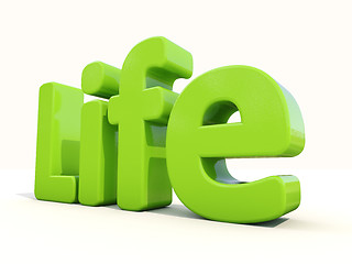 Image showing 3d word life