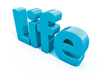 Image showing 3d word life