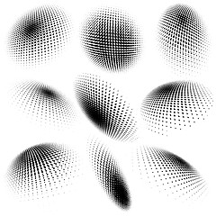 Image showing Abstract halftone circle design. EPS 10