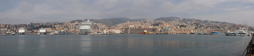 Image showing Genoa panorama