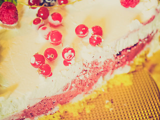 Image showing Retro look Pie cake