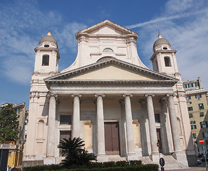 Image showing Santissima Annunziata church in Genoa Italy