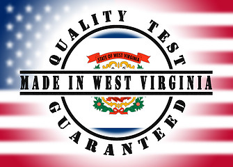 Image showing Quality test guaranteed stamp 