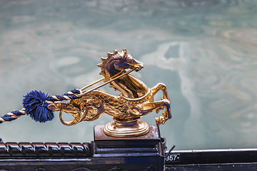 Image showing Detail of a Gondola's Decoration