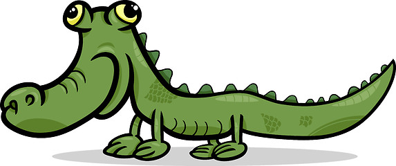 Image showing crocodile animal cartoon illustration