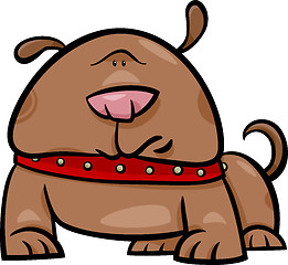 Image showing cute dog cartoon illustration