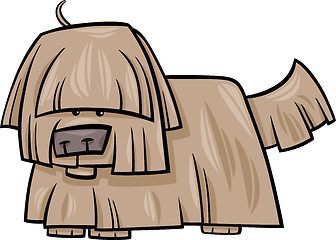 Image showing shaggy dog cartoon illustration