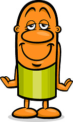 Image showing accepted guy cartoon illustration