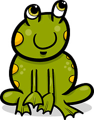 Image showing frog animal cartoon illustration