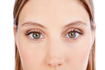 Image showing Close-up of Beautiful Woman Face