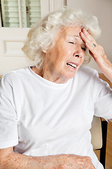 Image showing Senior Woman Suffering From Headache