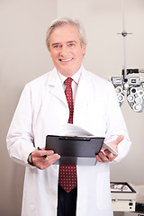 Image showing Doctor in Ophthalmology Clinic