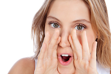 Image showing Happy Young Woman Portrait