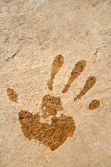 Image showing Palm Print.