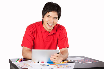 Image showing Young Architect Man at Work