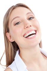 Image showing Happy Young Woman Portrait