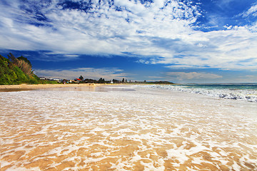 Image showing Hargraves Beach at High Tide