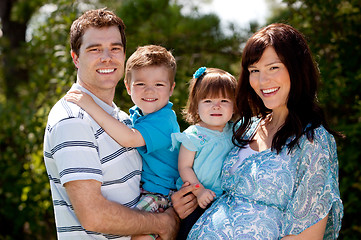 Image showing Outdoor Family Portrait