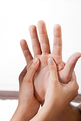 Image showing Palm Acupressure Treatment