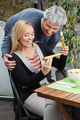 Image showing Happy Woman With Present