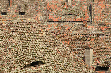 Image showing Old roofs