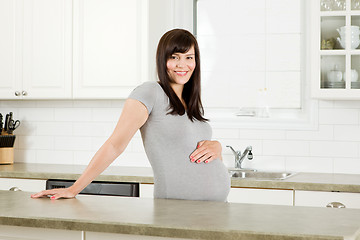 Image showing Happy Expecting Mother