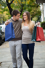 Image showing Couple Looking At Each Other