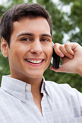 Image showing Man On Phone Call