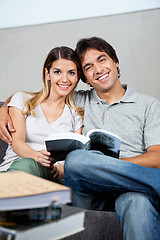 Image showing Couple With Book