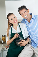 Image showing Happy Couple In Kitchen