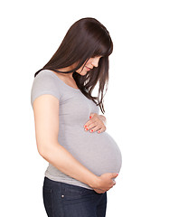 Image showing Pregnant Woman in Third Trimester