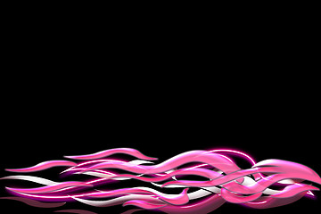 Image showing Pink wave