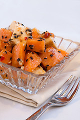 Image showing Vegan Papaya and Tofu Salad