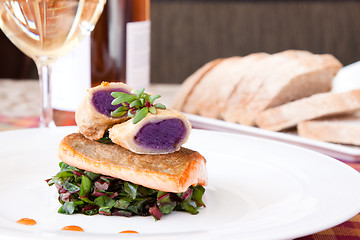 Image showing Crispy Seared Creemore Rainbow Trout