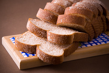 Image showing Sliced whole wheat bread