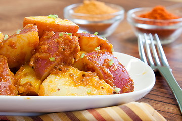 Image showing Bombay Potatoes - Indian Food