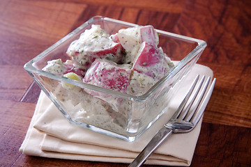 Image showing White Pommery Potato Salad