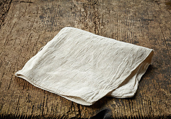 Image showing linen napkin