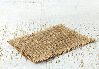 Image showing burlap napkin