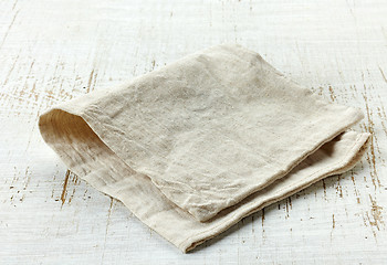 Image showing linen napkin