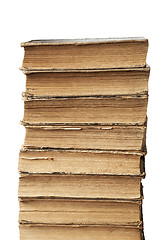 Image showing stack of old books