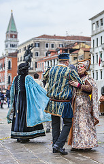 Image showing Venetian Couples Dancing