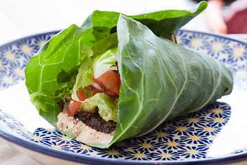 Image showing Vegan Taco Wrap