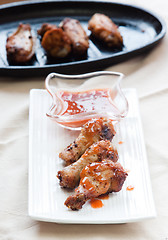 Image showing Jerk Chicken Wings - Caribbean Style