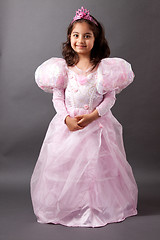 Image showing Beautifull Indian girl in Princess outfit