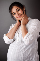 Image showing Pregnant East Indian Woman