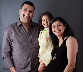 Image showing Happy East Indian Family