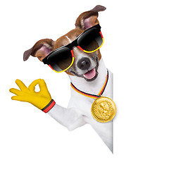 Image showing brazil  fifa world cup  dog