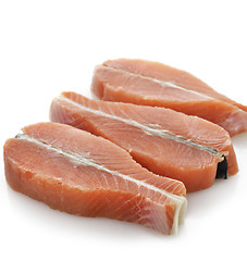 Image showing Raw Salmon Fillets